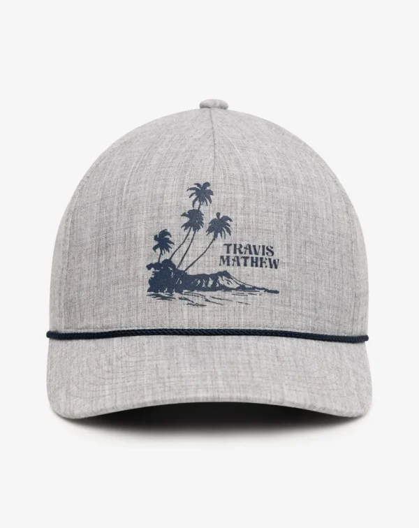 TravisMathew SALSA VERDE SNAPBACK HAT HEATHER GREY Discount