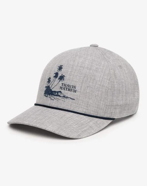 TravisMathew SALSA VERDE SNAPBACK HAT HEATHER GREY Discount